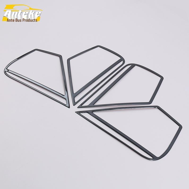 Compatible with 16 Bora Models: Car Audio Box Ring Frame & Stainless Steel Door Speaker Cover Stickers