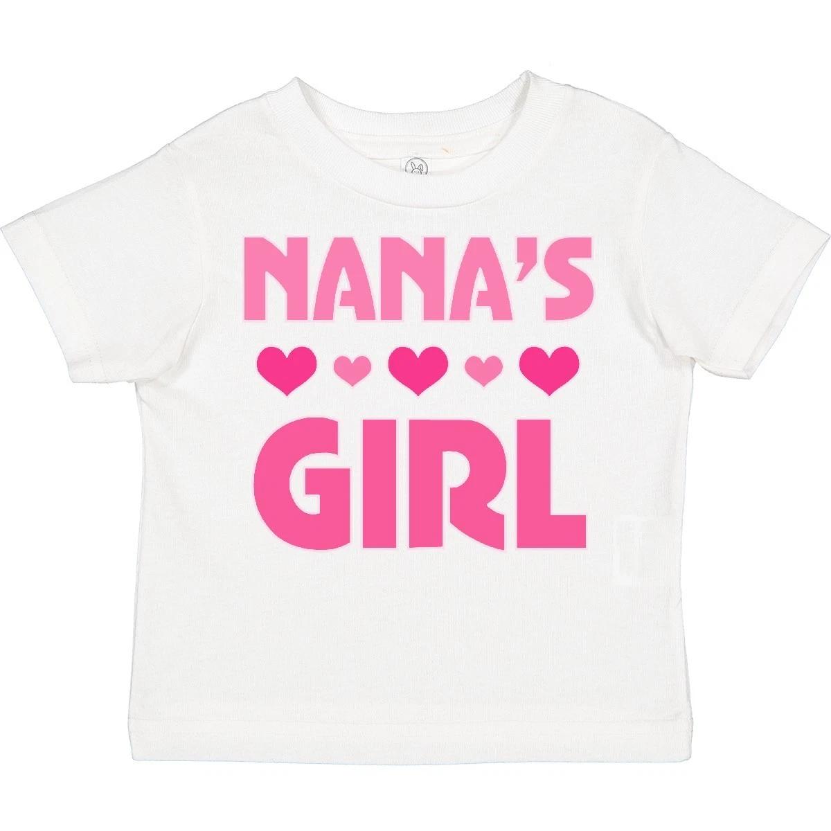 

Inktastic Nana s Girl Grandchild Toddler kids boys T-Shirt Nana From Granddaughter Heart 130