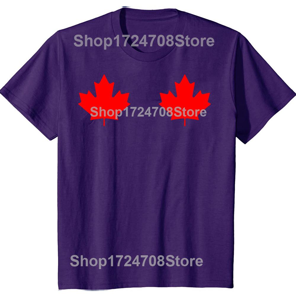 Maple Leaf Canada Day T Shirts Summer Style Graphic Cotton Streetwear Short Sleeve Canadian Flag Gifts T-shirt Mens Clothing
