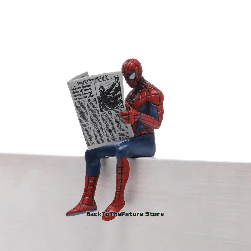 MINISO 4pcs Hasbro Marvel Spider Man Superhero Spiderman 7-9cm Action Figure Spider-Man Anime Collection Mini Toys Model Children Gift