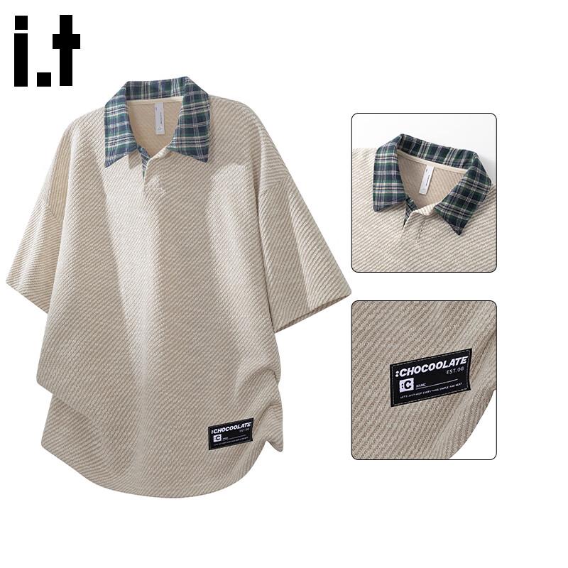 :CHOCOOLATEit Unisex Layered Look Polo Shirt