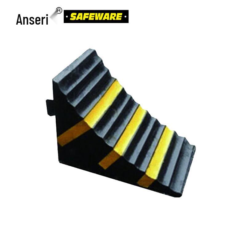 Ansellor Light Duty Rubber Wheel Chocks (2-Pack)