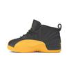 Air Jordan 12 Retro Toddler 'University Gold' (Unisex) Black / Black / University Gold Toddler Shoes 850000 070