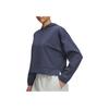 Under Armour Meridian Skin-Friendly Fashionable Versatile Solid Color Simple Sweatshirt Women Sweatshirt Storm-Gray 1389784-044