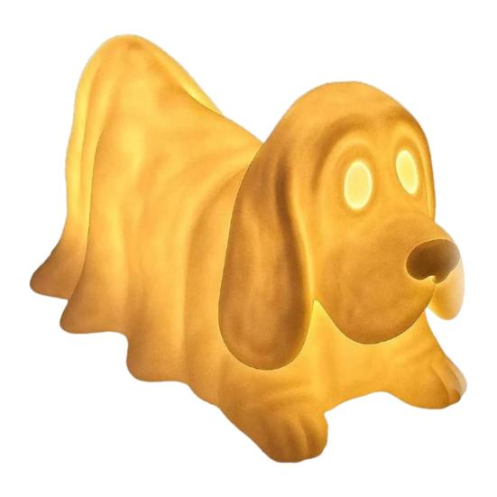 Dog Ghost Lamp Halloween Dachshund Ghost Night Light Desktop LED Puppy Decoration Mantel Bedside Ghost Light Gift for Dog Lovers