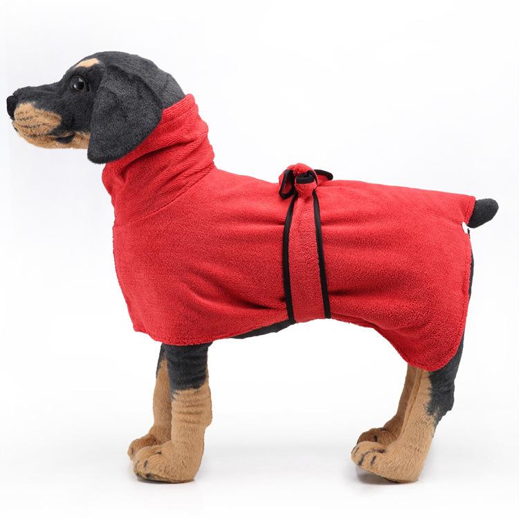 Popular pet bath towel, strong water absorption, dog bathrobe, anti-static and anti-hair loss, dual-purpose dog blanket