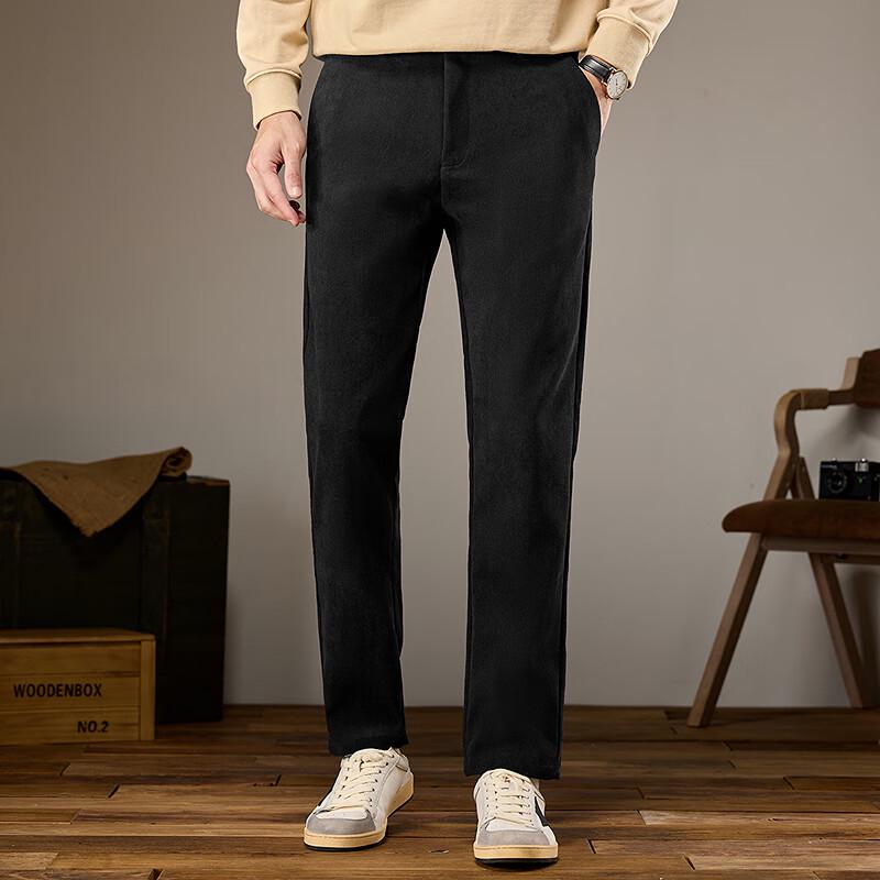 FAPAI Men's Thickened Warm Casual Trousers