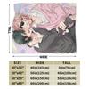 Yarichin B Club Yuri  Blanket  Warm Print Plush Throw Blanket For Couch Chair Picnic Flannel Bedspread Bed Cover