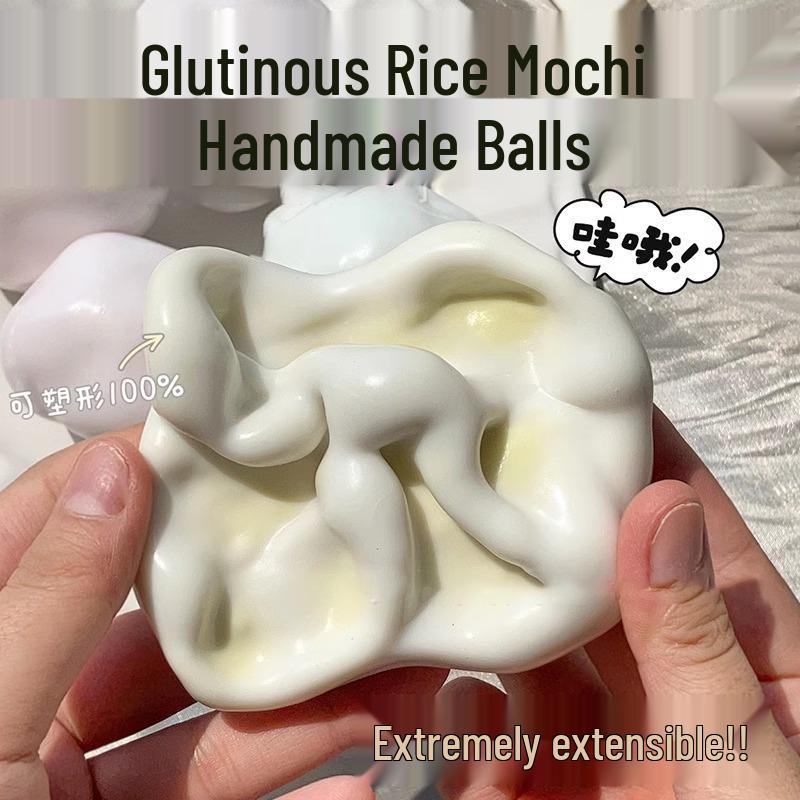 Malleable Ice Skin Mochi Squeeze Toy – Soft, Slow Rebound Decompression Ball