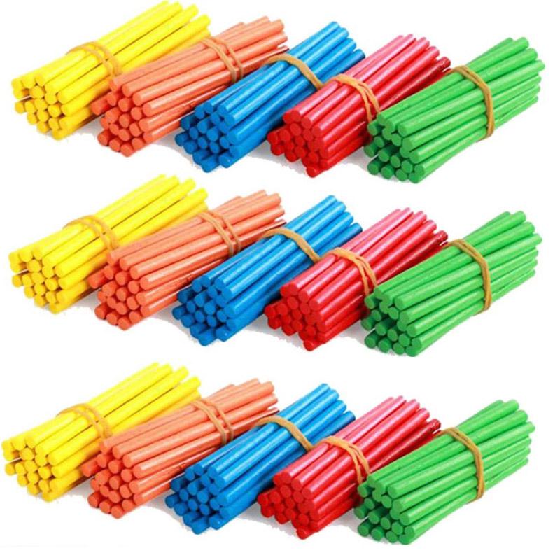 

300Pcs Wood Counting Sticks For Kids Math Montessori Education Classroom Supplies Teaching Preschool Kindergarten Gifts