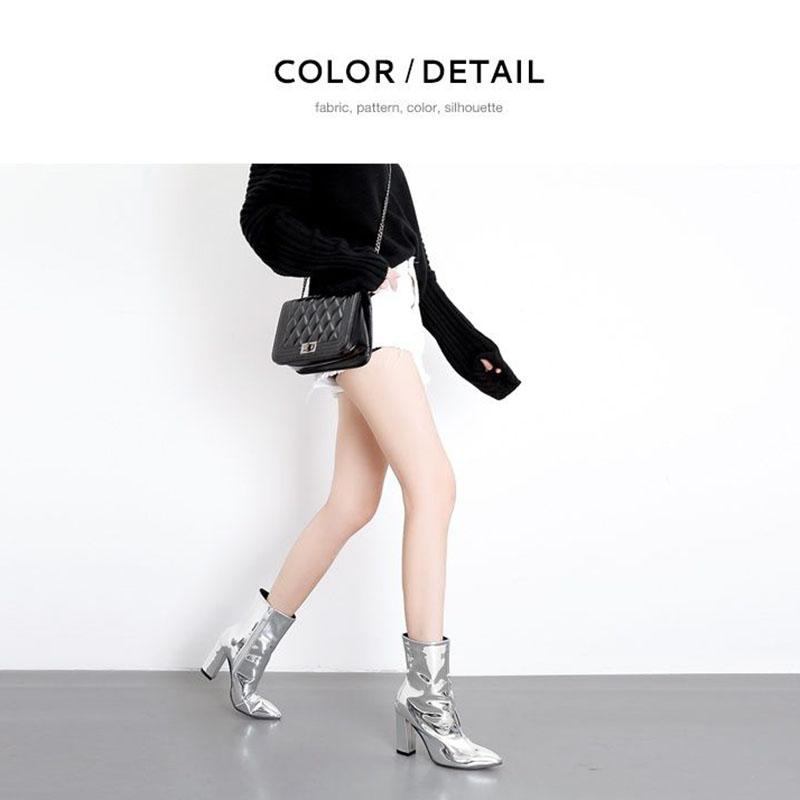 Stivaletto Cowboy Pelle Argentato Argento Donna | Stivaletti Bimba Y Lola \u003c  Jolly Tende