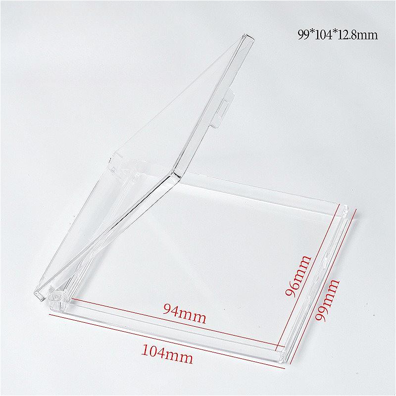 10PCS Clear Storage Box for Eyelash & Press On Nails, Transparent Organizer Container with Separate Grids