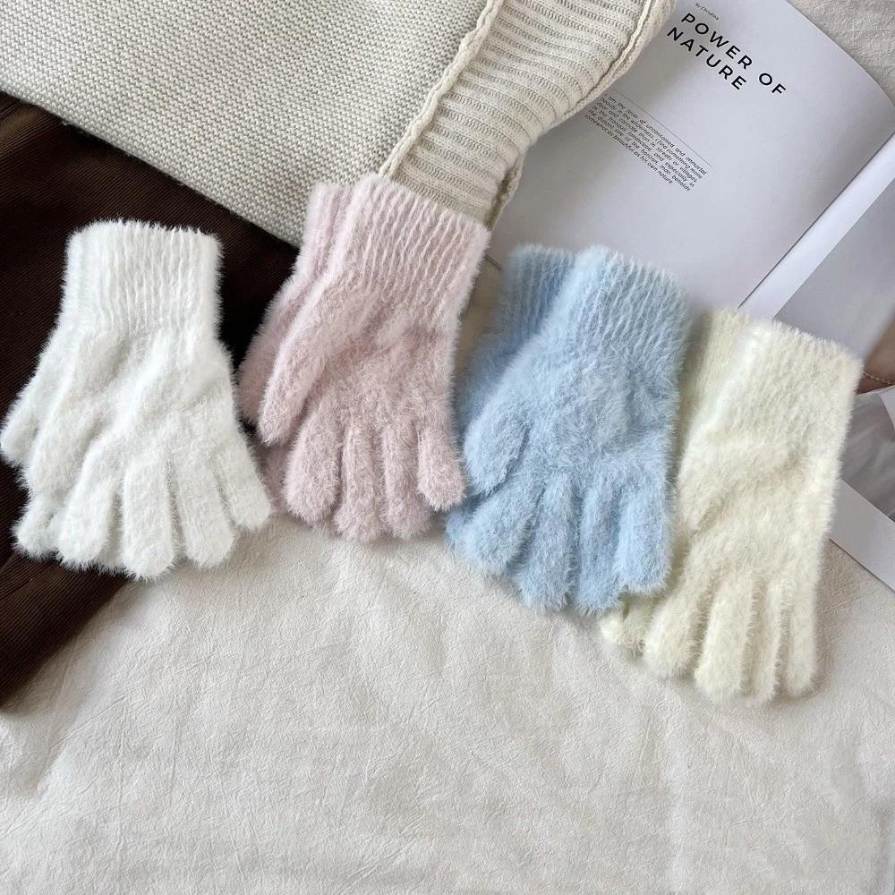 Windproof Touchscreen Gloves Cold Proof Cycling Gloves New Five Fingers Gloves Women