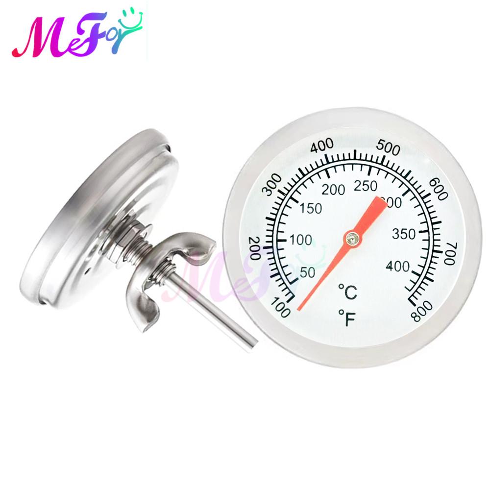 

52 мм 50-500 градусов по Цельсию кухонный термометр для духовки 400℃ пицца печь уличный гриль барбекю термограф для мяса инструмент для выпечки еды