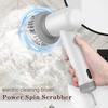 New Handle Wireless Electric Professional Portable Cleaning Brush Intelligent Powerful Spin Scrubber For Housework Dishwashing
