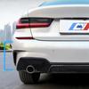2Pcs Car Rear Exhaust Pipe Bar Diversion Air Blade Decorative Stickers Accessories For BMW 3 Series G20 318i 320i 330i -22