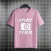 Unisex  Unisexs Funny Storyteller Camera Photography Graphic Tshirt Short Sleeve 100 Cotton Casual Tee Ideal For Photographers