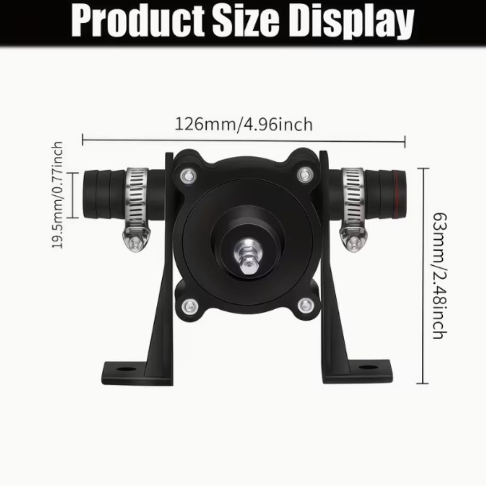 Heavy Duty Electric Drill Pump Small Self Suction Centrifugal Pump Liquid Transfer Pump  Outdoor