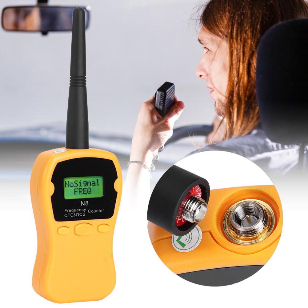 N8 Portable Radio Frequency Counter Meter   WCelsius CTCCSSCelsiusDCS De R for Car Marine