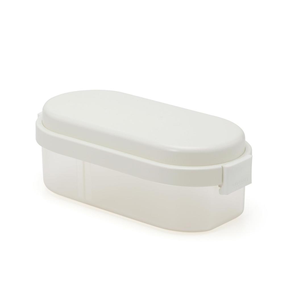 Plus Dome Lunchlåda med Integrerad Iskupol Mjölk x x 600ml Enkel Lämplig för Kvinnor och Lätt Klämspänne Mikrovågsugn Diskmaskinssäker och Avdelare