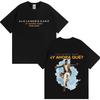 Sångare Alejandro Sanz Dubbelsidig Tryck Grafisk 2026 Herr Dam Mysiga T-shirts Hip Hop Oversized Casual Bomull Kortärmad T-shirt