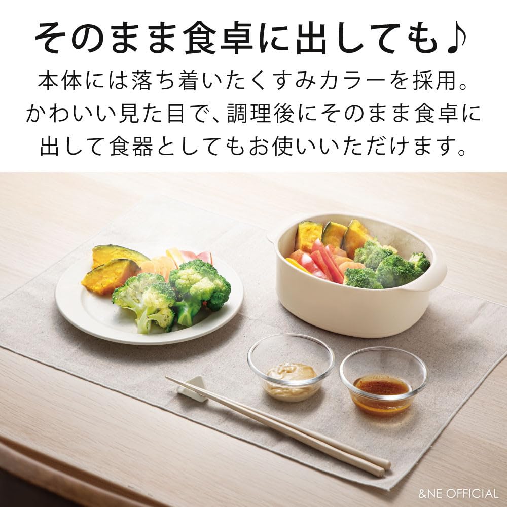 Yam Sum Recopo X X Microwave Made In Dishwasher Heat and Cold Easy and Quick Ideal for Single Person Steamed &NE Green, 18.5cm (W) 13.5cm (D) 9.2cm