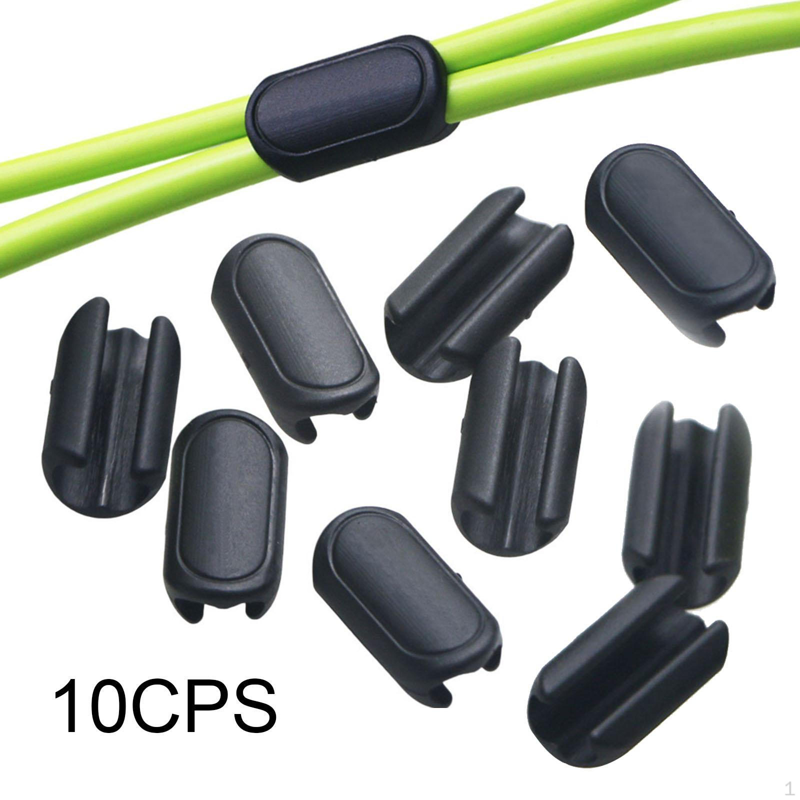 

10x Folding Bike Cable Clips Fixed Bicycle Rotating Clips,