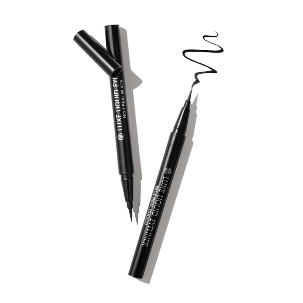 RIRE LUXE LIQUID EYELINER 2color / Waterproof, Long Lasting, Brush Pen Type