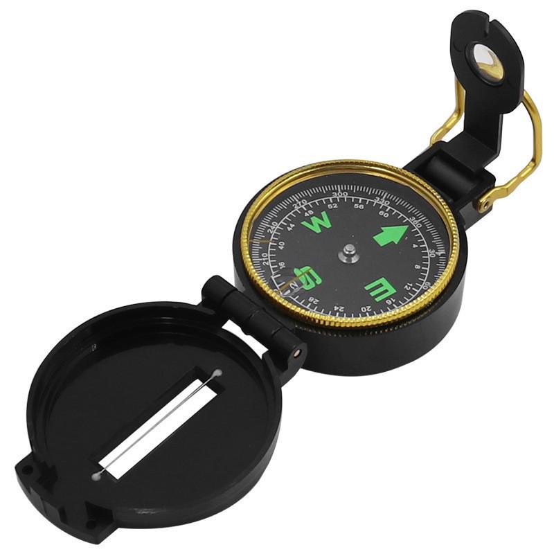 In-Stock American-Style Multi-Functional Waterproof Flip-Top Compass for Wilderness Survival and Camping