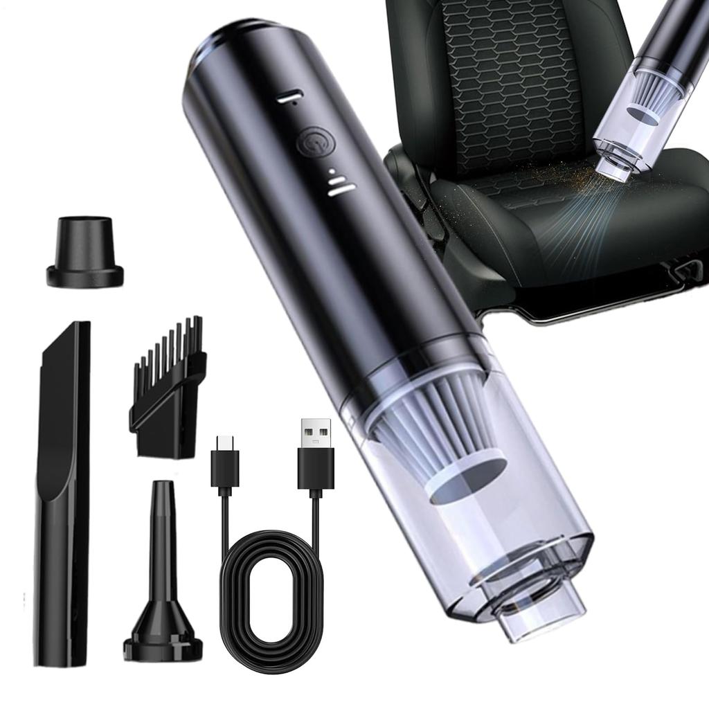 Ratpzou Akku-Autosauger - Handlicher Autosauger | Kompaktes Leichtgewicht-Design für Auto, Sofa, Teppich