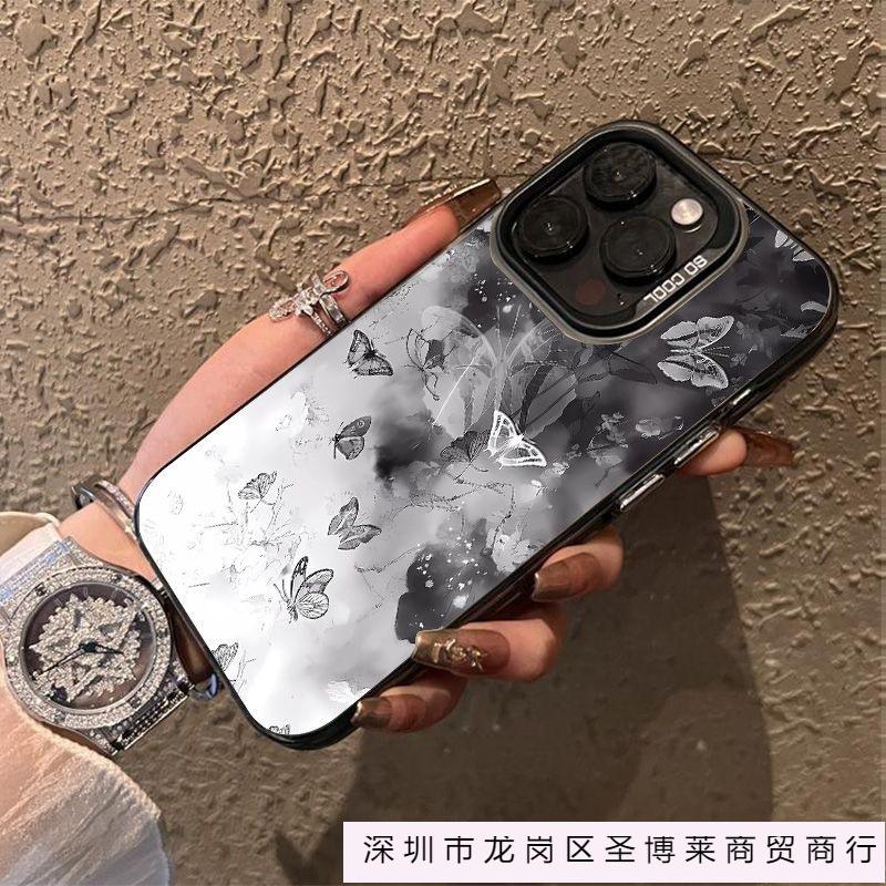 Diablo Butterfly for iPhone15promax mobile phone case Apple 16 matte 13/12/14 anti-drop XS