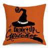 Halloween Cushion Cover 45x45 Pillowcase pumpkin witch car Printed Sofa Cushions Decorative Pillowcover Home Decor Pillow case