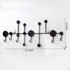 behind Door Hanger Wall Hook Multipurpose Portable Mounted Coat Rack, Key Rack for