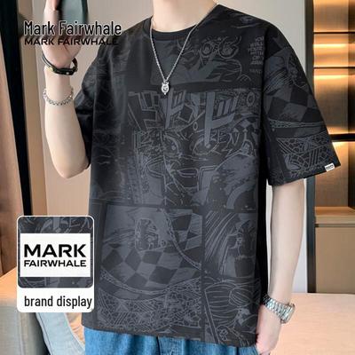 Men's Ice Silk Antibacterial Short Sleeve T-shirt