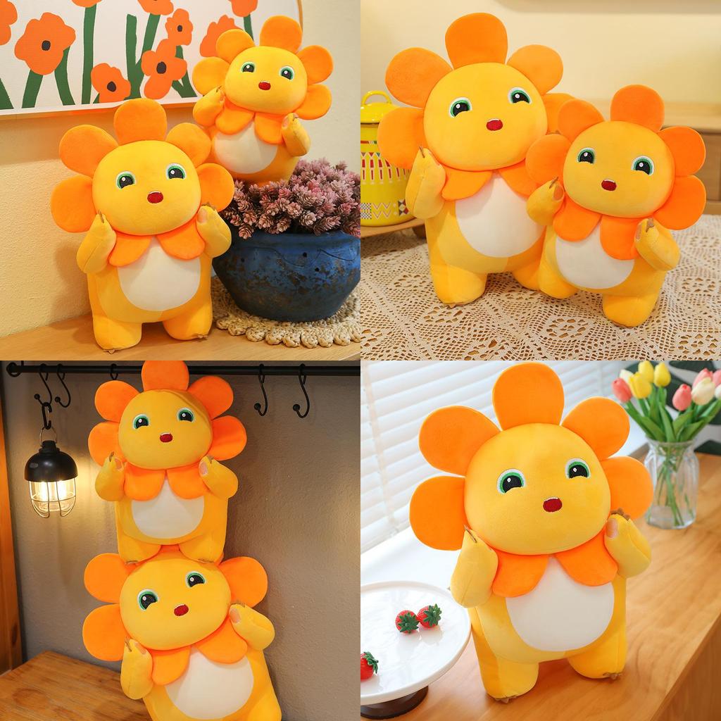 Sunflower Little Milk Dragon Plush Toy With Soft Short Pile For Kids And Babies