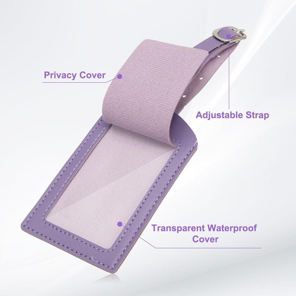 Travel Passport Luggage Tag Set with Initial Passport Cover and Alphabet Chenille Letter Travel Wallet Bag Suitcase Identifier for Women and Family