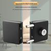Frameless Glass Door Lock: U-shaped Hook & Round Lock for Single/Double Sliding Main or Office Doors