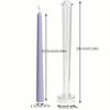 DIY Craft Long Pole Candle Mold Plastic Aromatherapy Candle Mold DIY Candle Mould  Wedding Decor