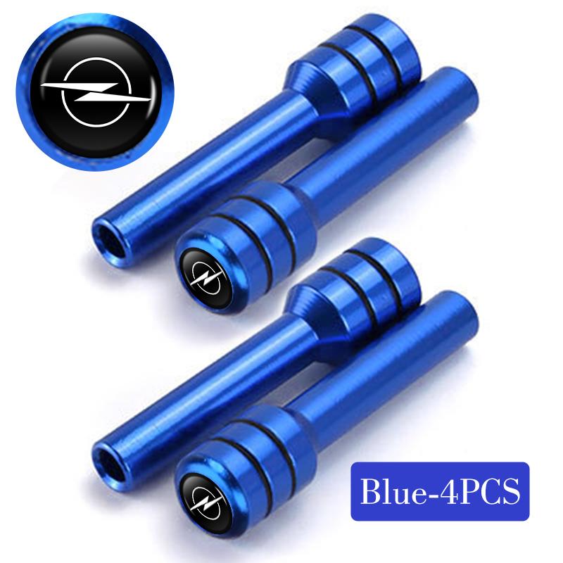 Per Vauxhall 2/4 pz Stile Auto Pin Blocco Porta Pomello in Lega di Alluminio Pin di Tiraggio Accessori Auto VXR Astra Mokka Tigra Corsa