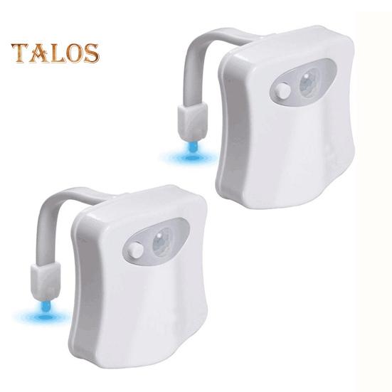Motion Activated Toilet Night Light LED Lamp Simple Installation Color-Changing Bathroom Toilet Bowl Night Light with Motion Sensor