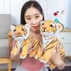 23/30/38cm Real Life Plush Tiger Doll Toys For Children Cute Stuffed Animals Toy Present Good Quality Standing Decoration Gift