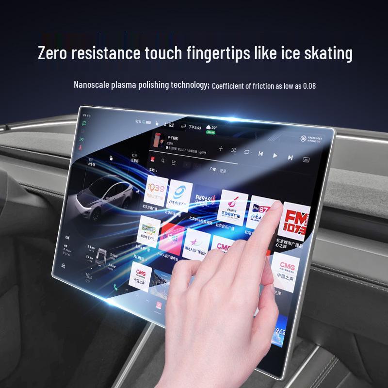 Tesla Model Y Screen Tempered Film for Central Control Navigation