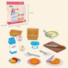 1:12 Forest Family Dollhouse Furniture Montessori Miniature Doll House Kitchen Bedroom Bathroom Accessories For Girl Gifts