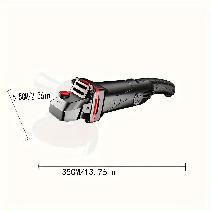 6-Speed Adjustable Angle Grinder + Complete Set of Accessories 4 Meters Long Power Cord 110V American Standard Grinder Grinding Wheel