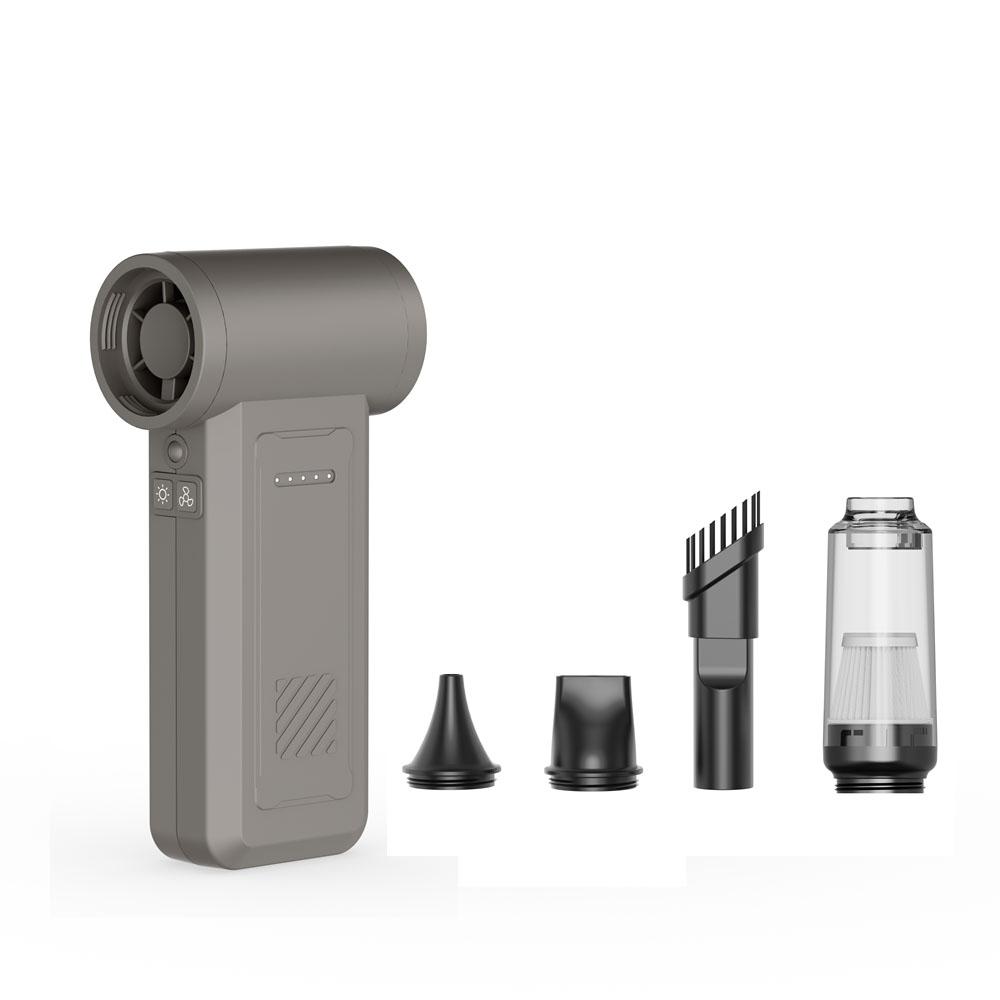 

Powerful 350000RPM Violent Fan Electric Air Blower Portable Dust Cleaner TypeC Charging 58m/s Brushless Turbo Jet Fan Blower хаки