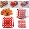 Multi-Function DIY Rice Ball Meatball Mold Transparent Cover Red Meatball Making Tray