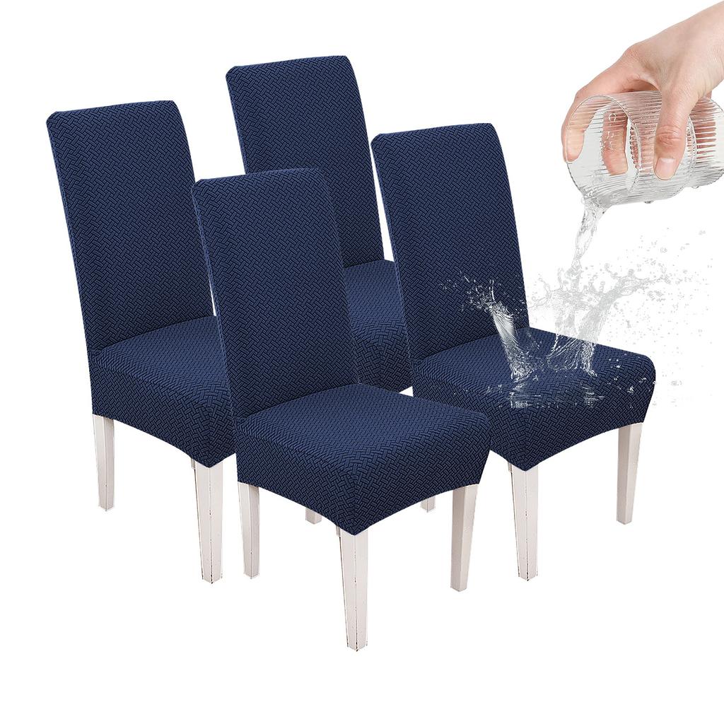 Capa de Cadeira Jacquard para Casa com Película de TPU 100% Impermeável Elástica Universal Lavável e Anti-Manchas