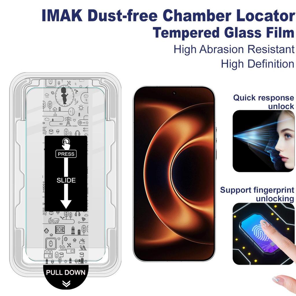 Dla Xiaomi MI 17 Ultra 5G Szkło By Leica Film ze Szkła Hartowanego Serii H IMAK Kabina Bezpyłowa