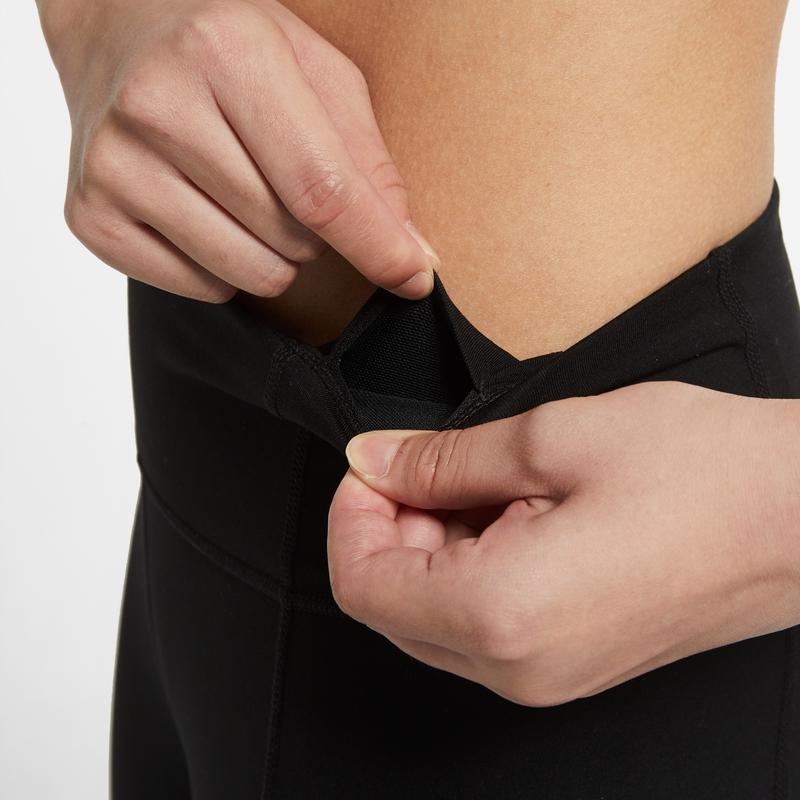 Nike Леггинсы средней посадки с принтом в полоску и цветными блоками — фото 7