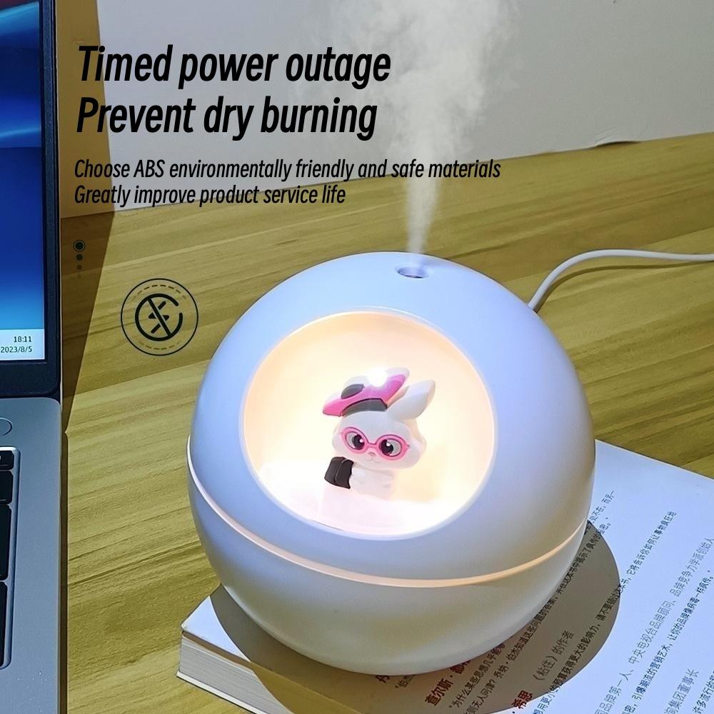 230ml Mini nawilżacz powietrza Usb z kolorowym światłem przenośny dyfuzor olejków eterycznych ultradźwiękowy cichy generator mgiełki do domowego biura